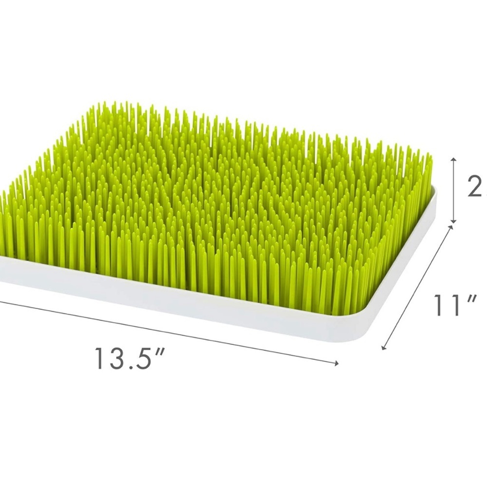 BOON Grass Countertop Drying Rack, Green EUC